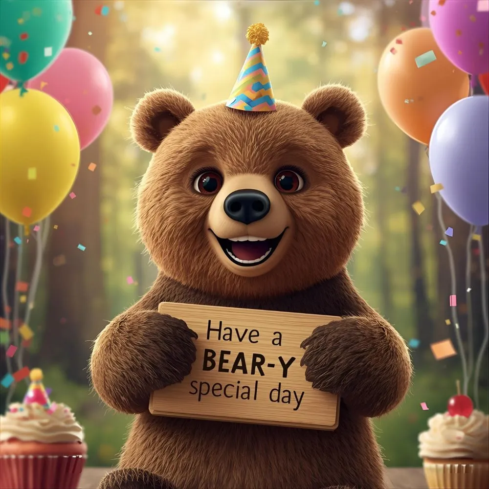  Bear Puns for Birthdays & Special Events