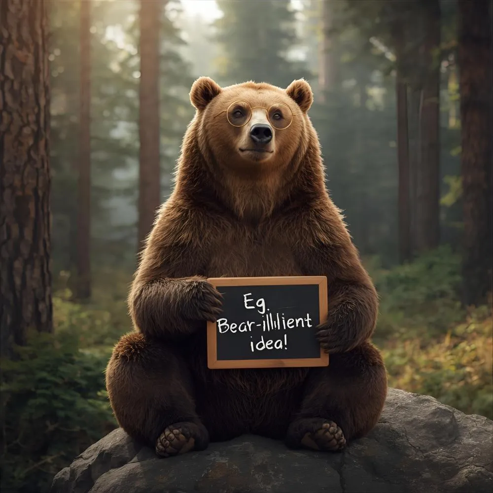  Clever Bear Puns for Smart Humor Lovers