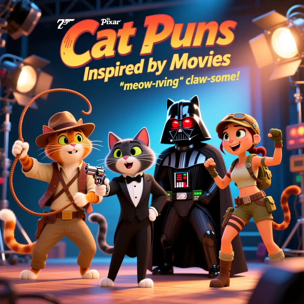  Cat Puns Inspired by Movies