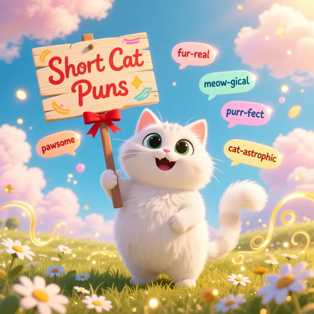 Short Cat Puns