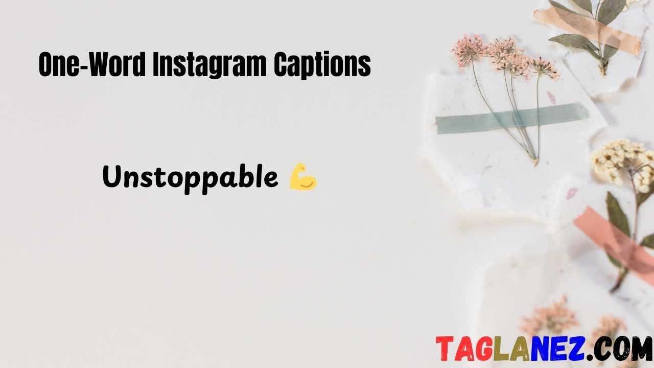One-Word Instagram Captions